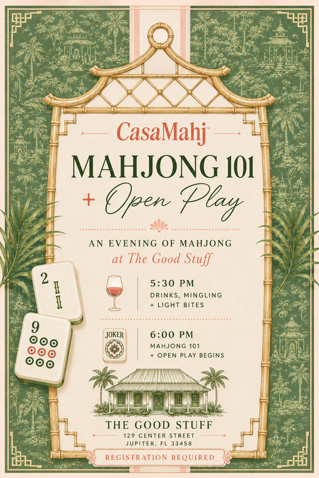 Casa Mahj 101 Beginner Lesson at The Good Stuff - May 21st