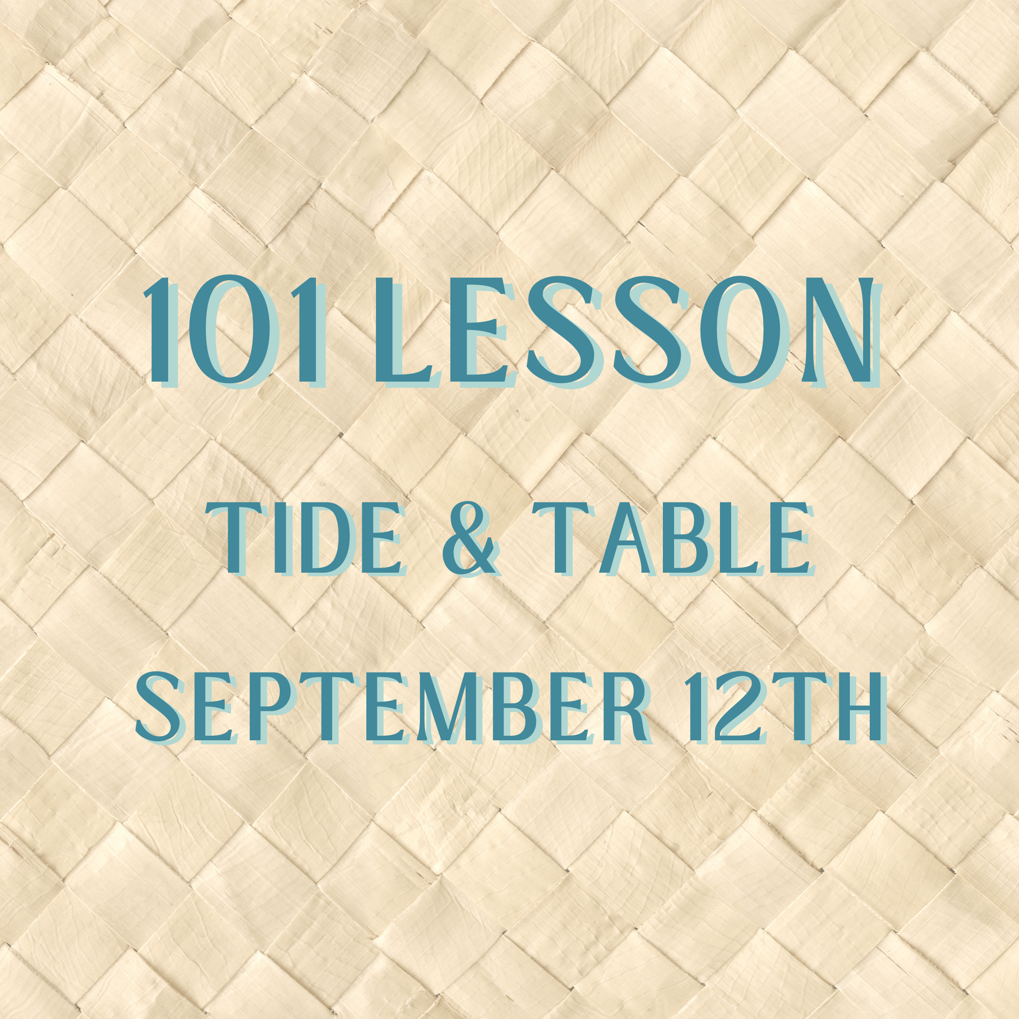 Casa Mahj 101 Lesson at Tide & Table - September 12th