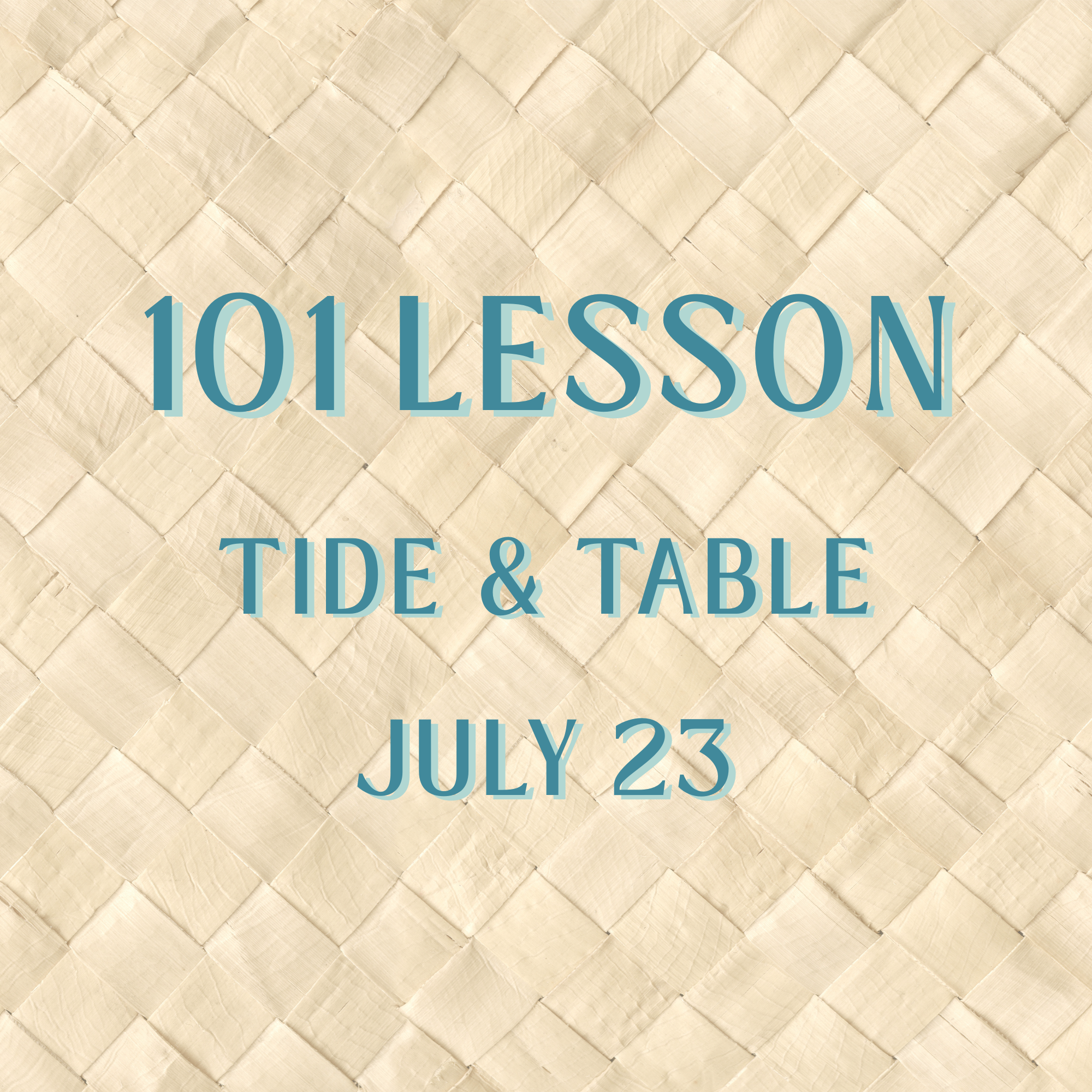 Casa Mahj 101 Lesson at Tide & Table - July 23rd